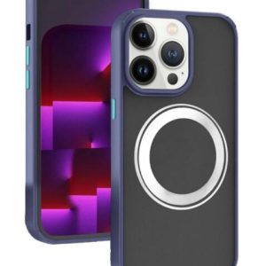 iPhone 13 / 14 Wireless Charging Protector Matte Case - NAVY BLUE