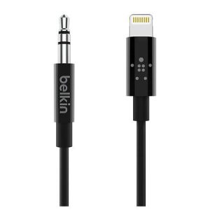 Belkin Av10172BT03-BLK 3.5mm to Lightning Audio Cable (3ft)