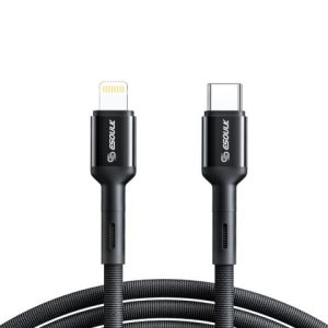 Esoulk EC51 USB C-L Fast Charging Cable (BLACK) (10ft)