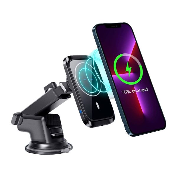 Wireless Charging Magnetic Suction Car Mount - WW70
