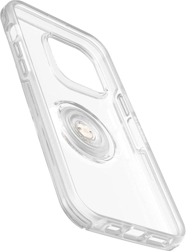 OtterBox Apple iphone 14 Pro Max Otter + Pop Symmetry Series Clear Case - Clear Pop (77-88813), 3X Military Standard Drop Protection