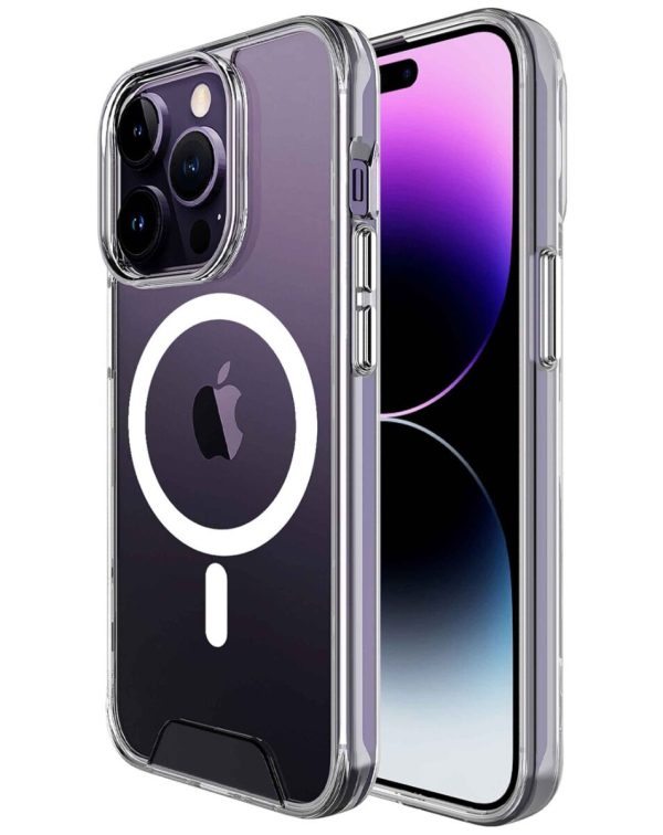 Wireless Charging Clear Case (Full Bottom Close) for iPhone 14 Pro