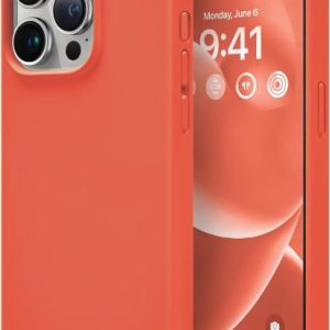 New Leather Case with Wireless Charger - HOT PINK for iPhone 13 Pro Max