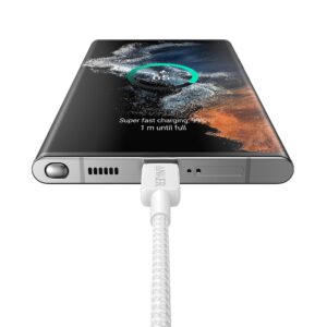 Anker 10' 60W Braided USB-C to USB-C Max Fast Charging Cable