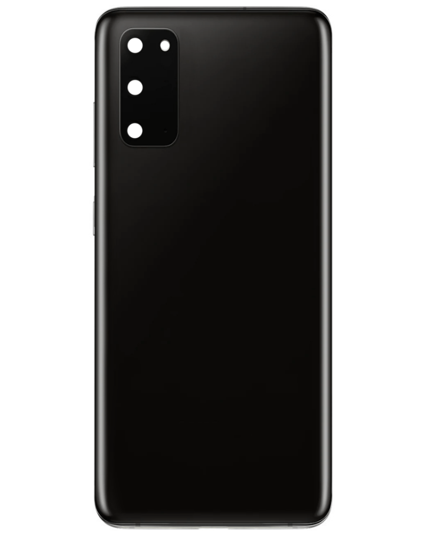 Samsung Galaxy S20 Back Glass with Camera Lens (COSMIC BLACK) Samsung Galaxy S20 Back Glass with Camera Lens (COSMIC BLACK) - Image 1